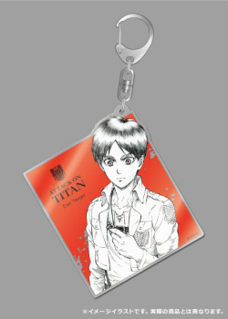 snkmerchandise:  News: WIT Studio x Gift Key Animation Merchandise (Part 1 | Part 2 | Part 3) Original Release Date: July 2017Retail Price: 1,200 Yen each WIT Studio will be releasing new merchandise featuring original key animation of the SnK characters!