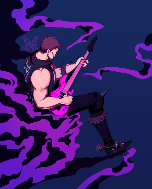 mewiyev:katakuri playing bass~