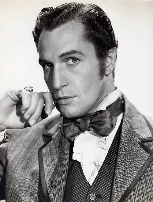 glamcandy5:A very young and handsome Vincent Pricebe still my beating heart