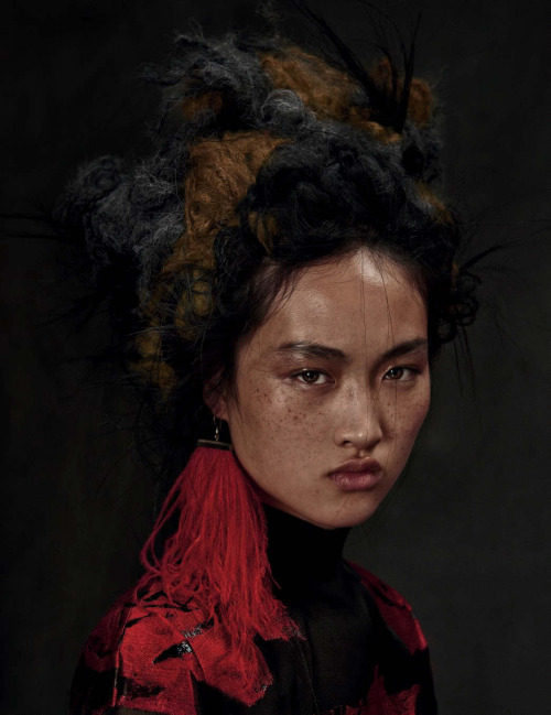 asianfemalemodel: Jing Wen by Giampaolo Sgura for Vogue Germany Dec 2015