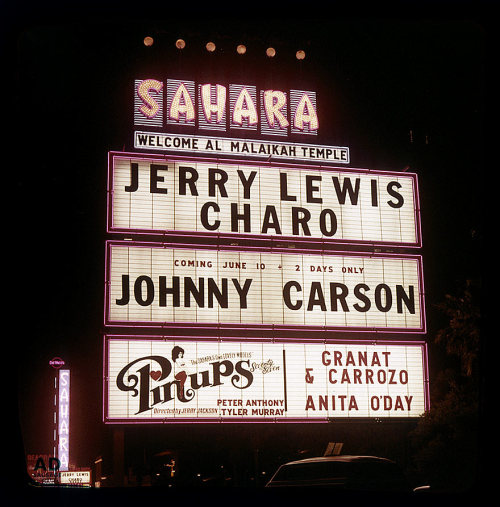 vintagelasvegas:  Sahara, June 1976. Jerry