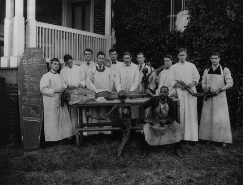 Medical Students, University of Virginia Library, 1909