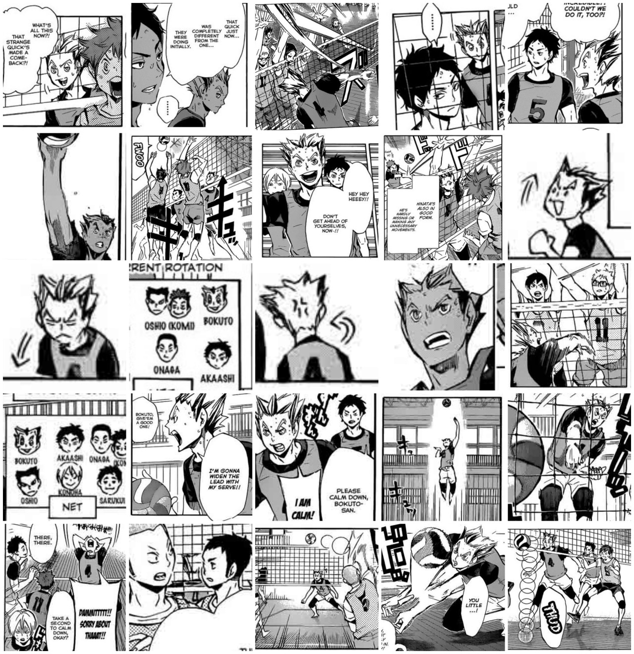 mausalen:  I fucking did it, 243 panels in total Bokuto’s appearances in the manga.