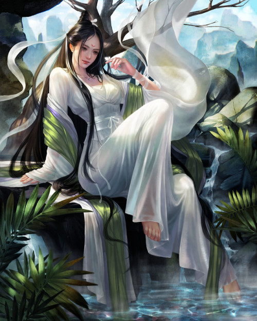 中国妹子  Li zi www.artstation.com/artwork/JEYBn