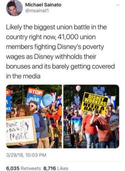 pinkcheesegreenghost:  sourgoat:  jumpingjacktrash:  srsishere:  wabefuhon:  srsishere: Just a little taste of what’s going on at my workplace right now. We have been fighting for a raise because a lot of people who work at Disney have to work 60+ hours