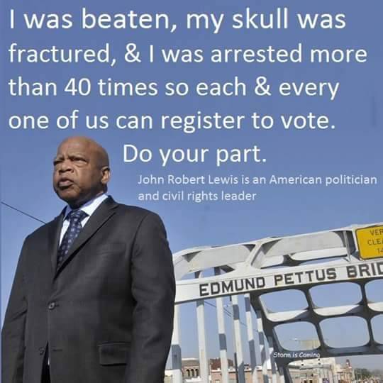 missannkimba:  tontonmichel2:  John Robert Lewis  Others paid with their lives, don’t