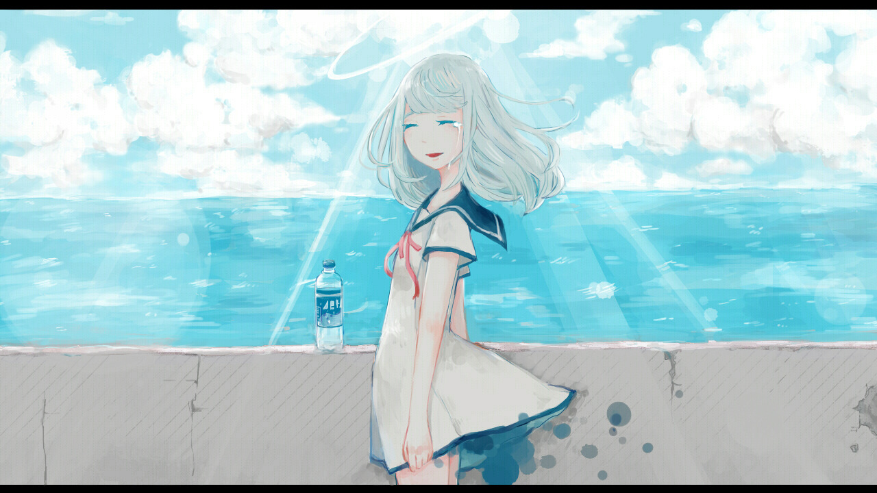 明晰夢 Orangestarさんのシンクロナイザーという曲のイラストを担当しました コチラは去年の夏に描いた