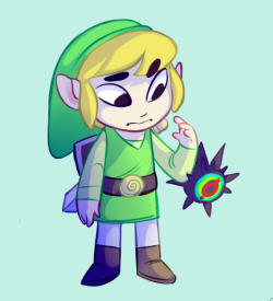 moopdrea:  lil warmup before   commissions. I finally got Windwaker HD almost 10 years after not being able to beat this game as a child (and having to return the gamecube that I borrowed from a family friend), I would always get lost at sea after the