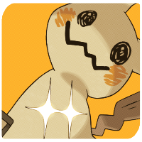 Light Orange Mimikyu Icons