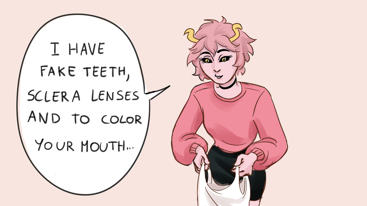 smth-about-marie:  She succeded to go to her date ! Part 3 of my Hagakure Tooru x