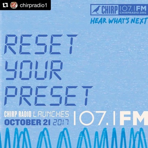 My favorite radio station, @chirpradio1, is finally broadcasting on the FM dial starting TOMORROW at