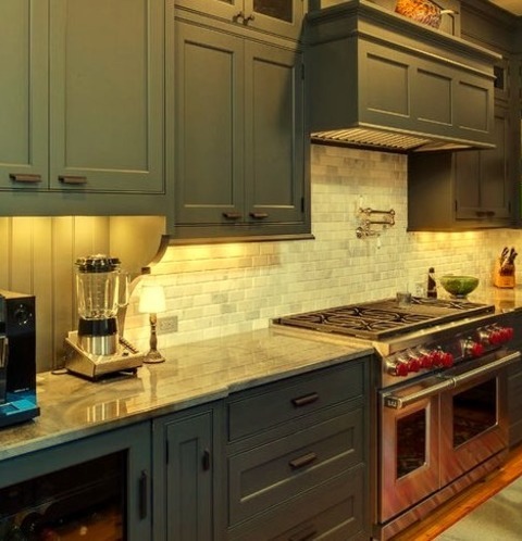 Enclosed - KitchenInspiration For A Large Eclectic Single-wall Medium Tone Wood Floor Enclosed Kitchen