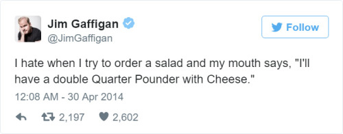 foodffs:  20+ Of The Funniest Food Tweets Ever (click for more) Really nice recipes. Every hour. Show me what you cooked! 