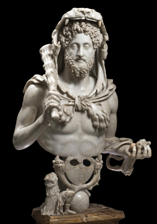 Emperor Commodus as Hercules, illustrating his megalomania, late 2nd century CE