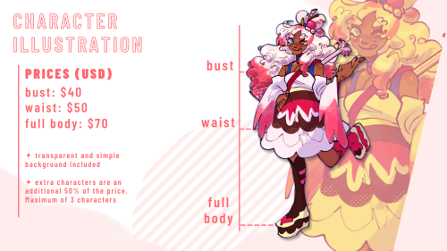 pixelpastry:✦ Winter comms are open for the season! ✦5 slots this month, if you’re interested in a f