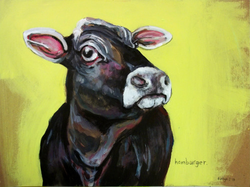 vegan-art:by Dana EllynMeet Your Meat -&gt; www.youtube.com/watch?v=7rRDXv41Buo &lt;-