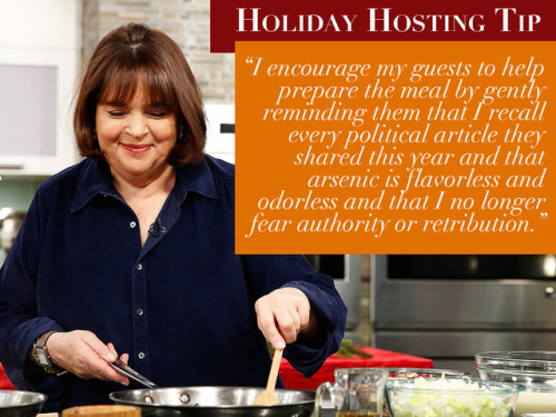 Woke Ina is here for all your holiday hosting needs.