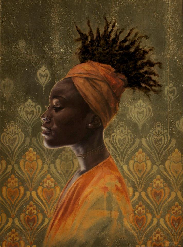  lohrien:  Paintings by Sara Golish     Divine black woman