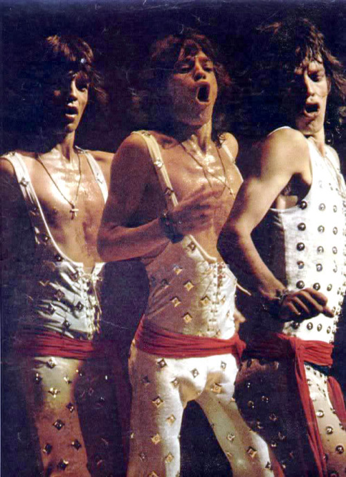 The Rolling Stones: Mick Jagger in his Ossie Clark jumpsuit 