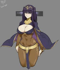 borvar: thebittersweetprincesart: Ended up colouring another one of borvar’s great sketches. He draws some great pictures of Tharja! Another coloring! Thanks, looks really nice! 