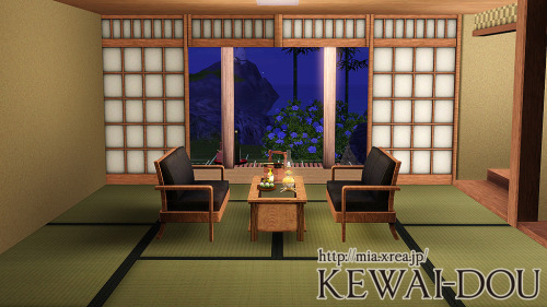 kewai-dou:  Tatami carpet for The Sims3. Tatami looks like a mat flooring which is placed in Japanes