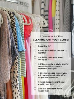 lamodeste:  Cleaning out your closet by Chana