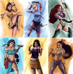 seethersalizar:  BadAss disney girls