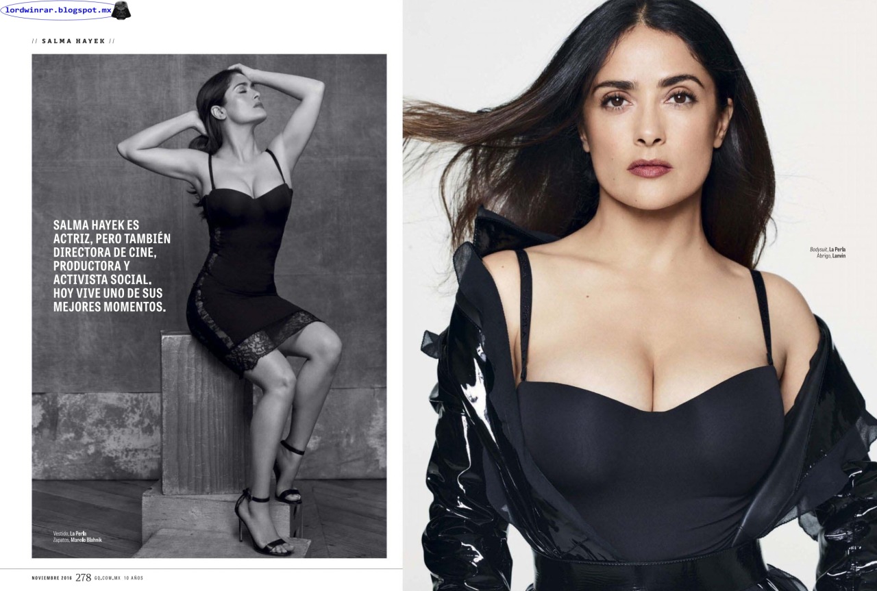   Salma Hayek - GQ Mexico 2016 Noviembre (27 Fotos HQ)Salma Hayek semi desnuda en