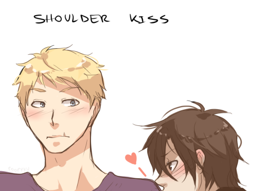 poopyuu:I’m back with a Kiss Meme hahahaIt was good for practicing :D