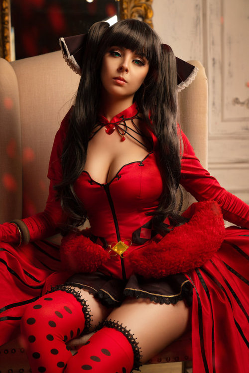 hotcosplaychicks: Fate Grand Order - Tohsaka Rin cosplay by Disharmonica More Hot Cosplay:  http://h