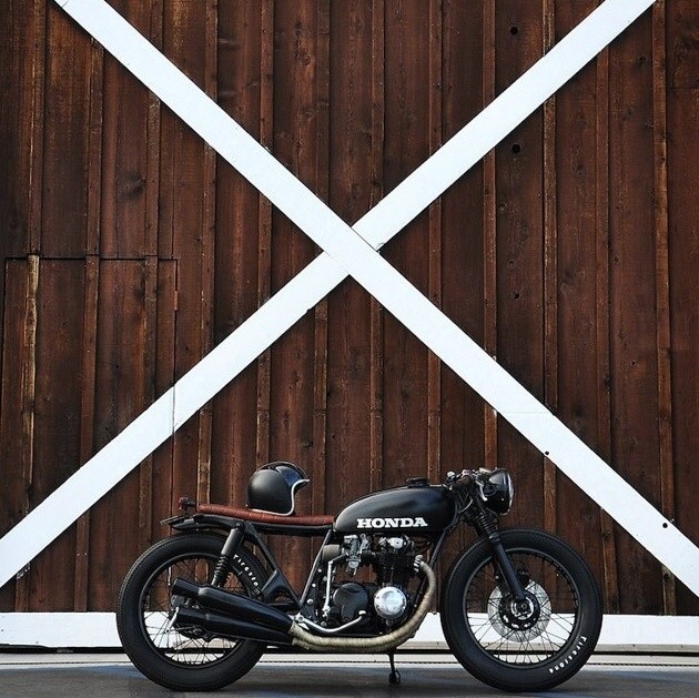 pure&ndash;vintage:  Honda CB400 brat
