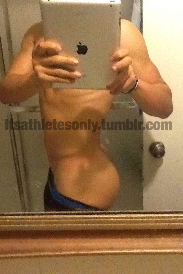 itsathletesonly:  Football player with ass of course If you know any athletes with
