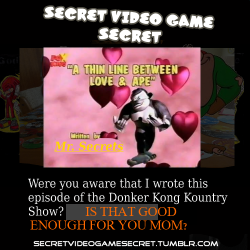 Secret Video Game Secret