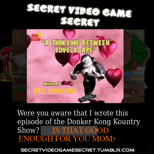 Porn photo Secret Video Game Secret