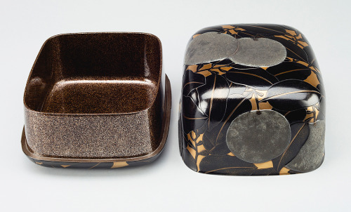 Cosmetic Box (tebako), 1912–26. Kanazawa, Ishikawa prefecture. Lacquer, pewter. Exhibition All that 