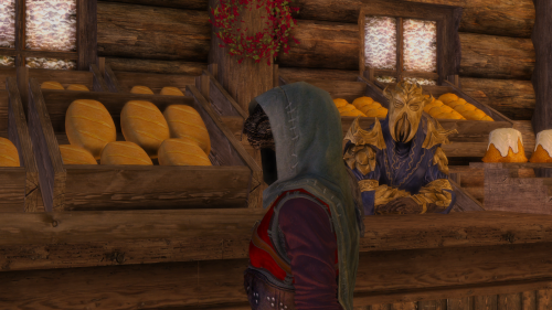 bringing the lads to miraak’s bakery before heading out on a very very long trip most definitely not