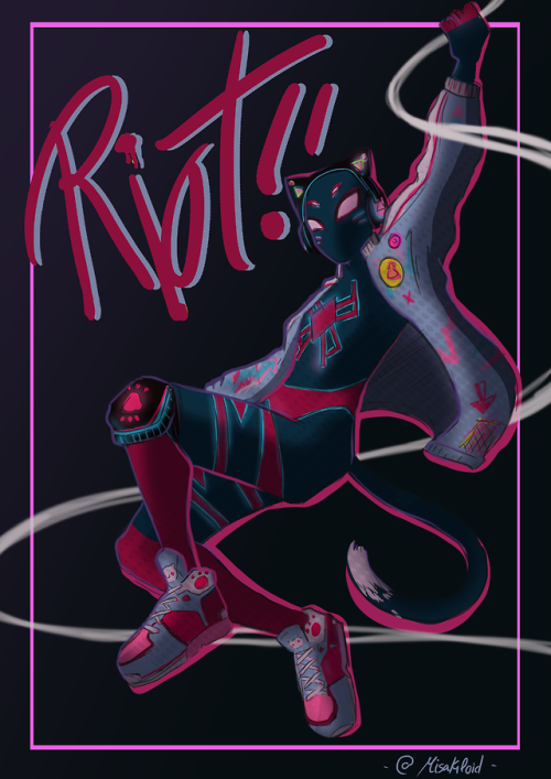 WHO WANTS, TO START, A RIOTSooo here u have my spidersona!