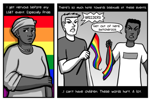 anigrrrl2: the-goddamazon: fuckyeahbiguys: “I’m sick of how bisexuality is erased in LGBT s