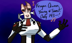 inyourclosets:  coming down between missions and putting off the inevitable, i caught that cute little scene where mordin sings krogan queen to eve but my mind went straight to abba once it finished 