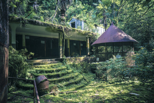 thefrogsapothecary: gitsandshiggles: elugraphy: Abandoned  playground in forest 02. @andreakont