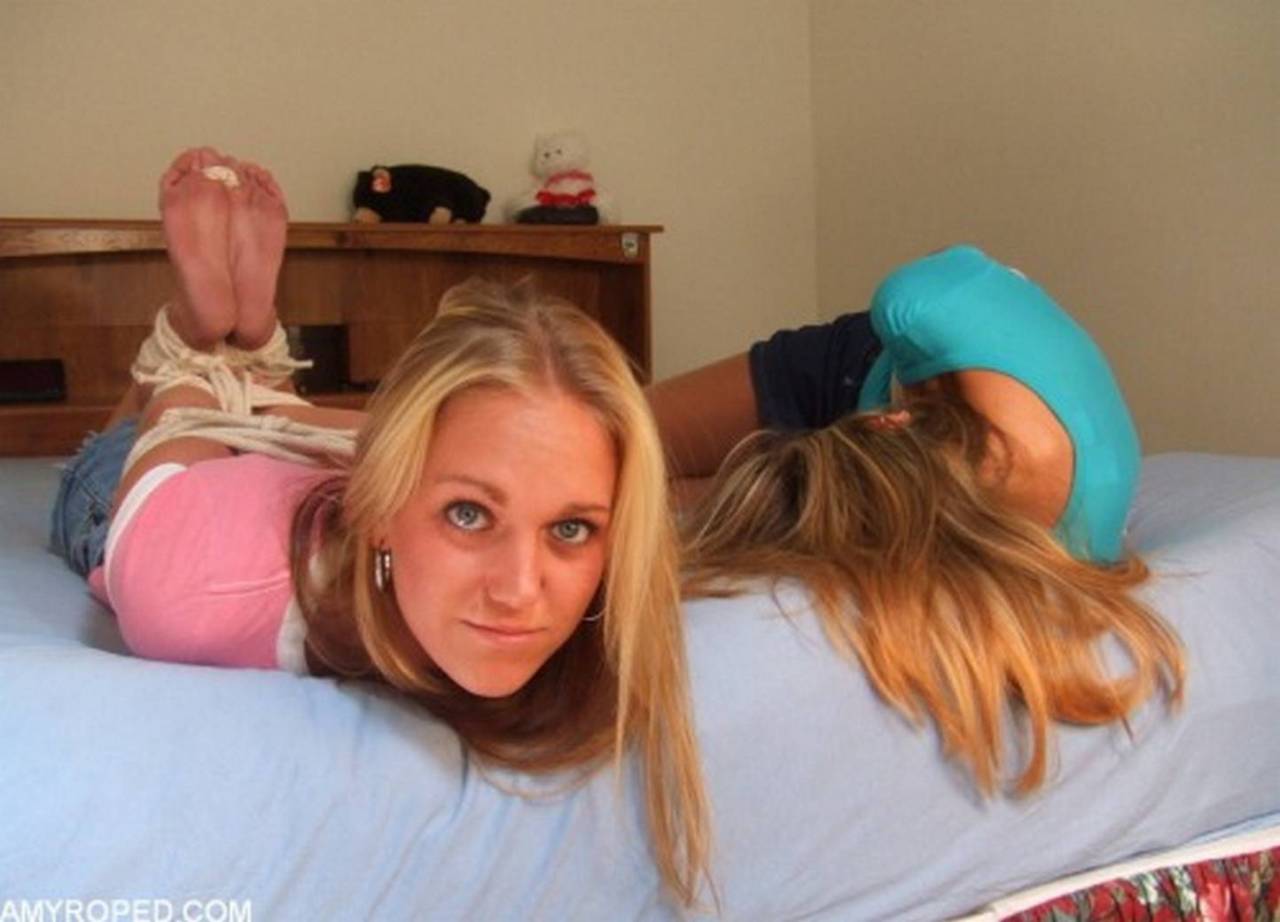 womenboundbymen:  I zapped her daughter with the tazer and dumped her on the bed