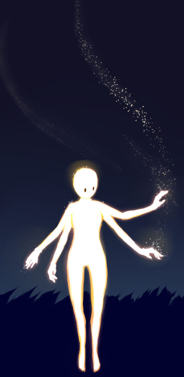 musicalravencreates:mundi-mage:“…A humanoid being, made out of white light, about your 