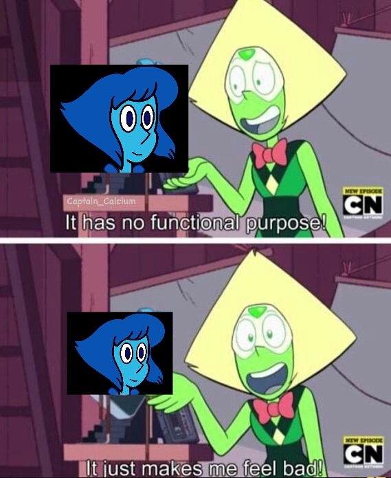 Lapis during “raise the barn”(ghostsharklegs1)THISISONLY FUNNY TO THE PART OF