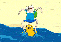jultomten:  henwyly:  A photoset of Finn beating up Jake.   