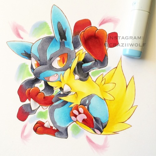 craziiwolf:Mega Lucario^_^