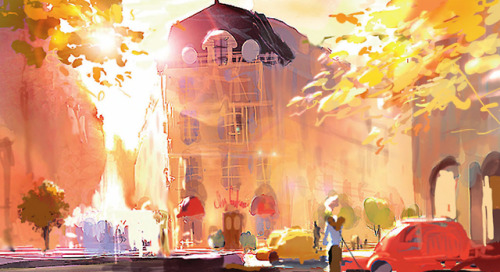 Ratatouille visual development by Dominique Louis 