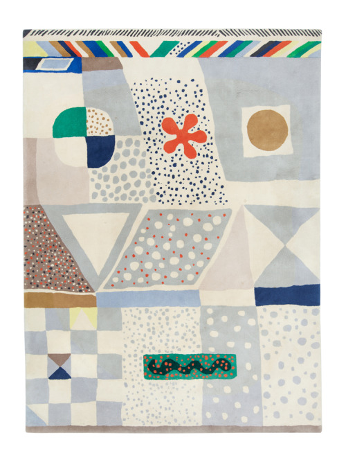design-is-fine:Josef Frank, hand-tuffed carpet “Matta nr 1”, 1938. For Svenskt Tenn, Swe