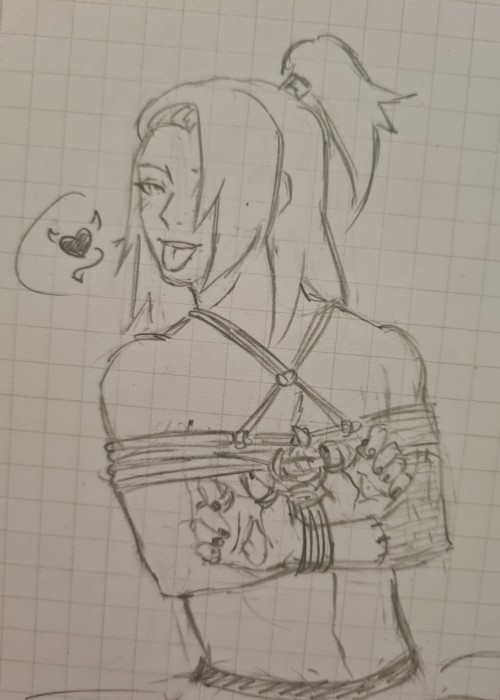 I Saw The Tied Up Sikamaru..can You Make A Tied Up Deidara?