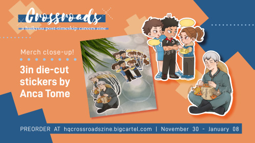  ↬ Merch close-ups ↫  For today’s preview, Anca Tome’s (@ancatome​) die-cut stickers of 