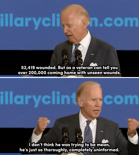 mustangsally78:  thresholdofzero:  sarahtheterror:  micdotcom:  Watch: Biden continues, “We only have one sacred obligation.”   Damn, Biden where’d you come from???  My dude.  GOD BLESS UNCLE JOE BIDEN.THE MAN KNOWS SUFFERING. 
